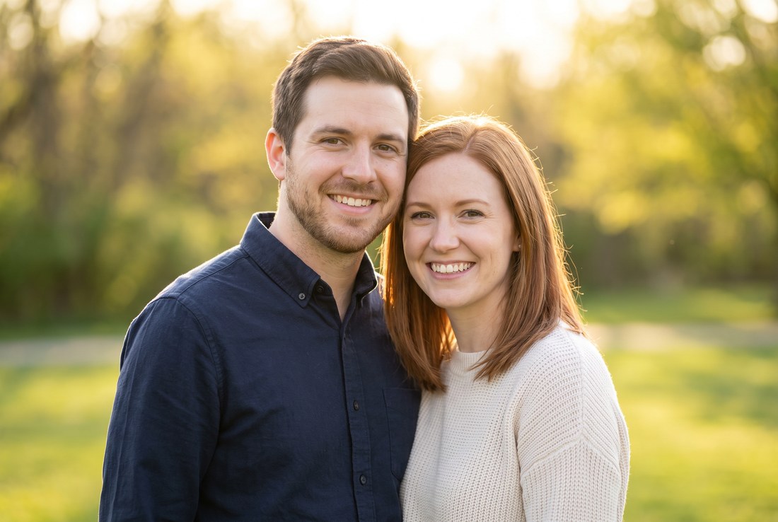 Original photograph of two people