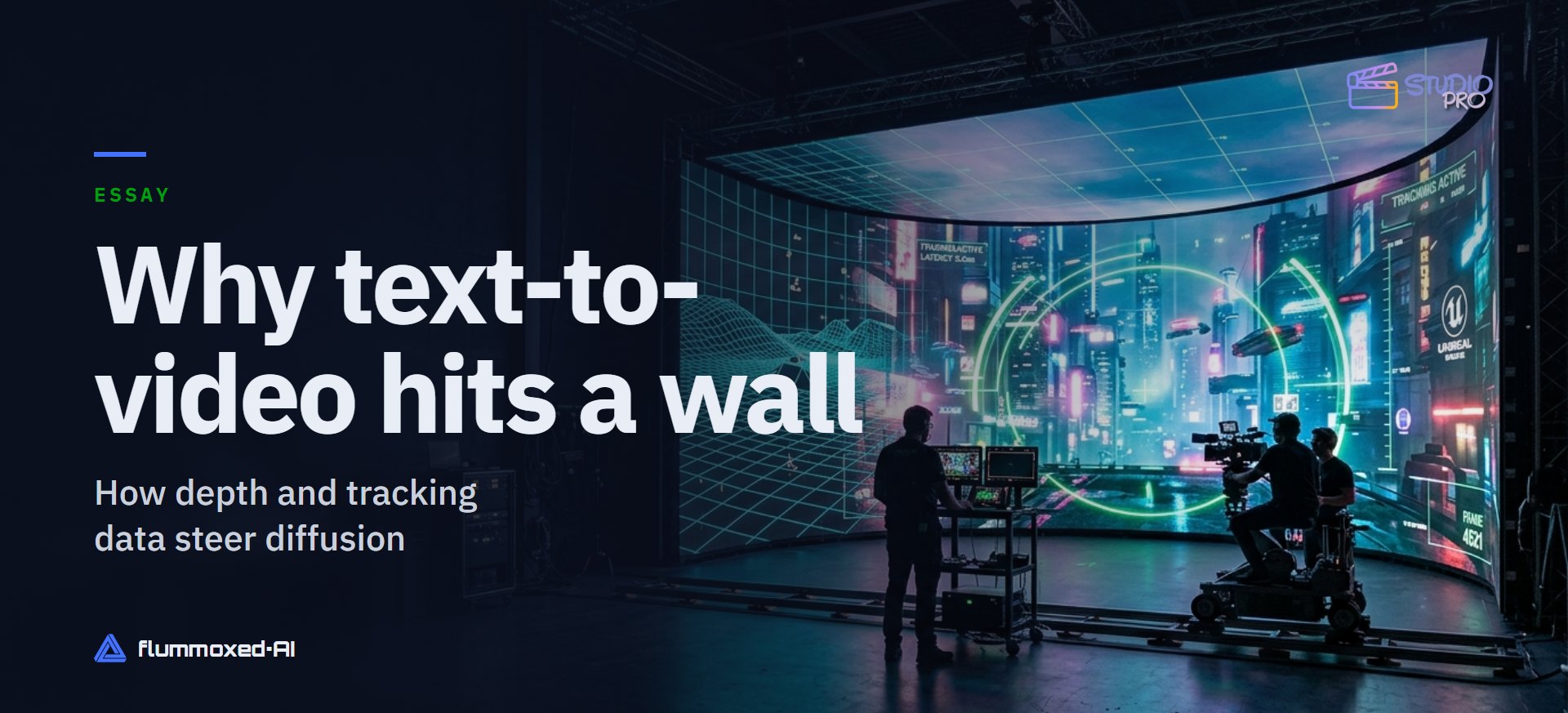 Why text-to-video hits a wall: How depth and tracking data steer diffusion