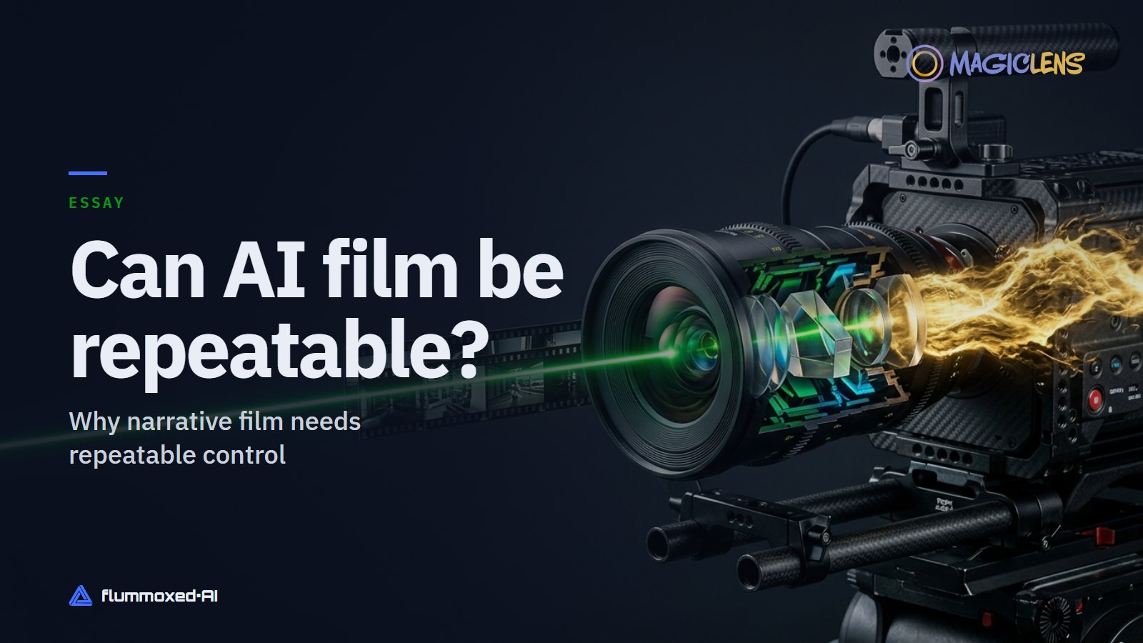 Can AI film be repeatable?