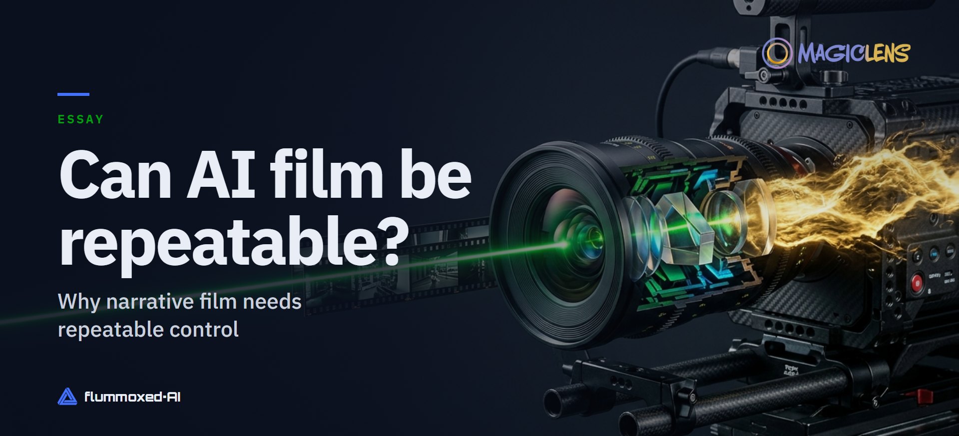 Can AI film be repeatable?: Why narrative film needs repeatable control