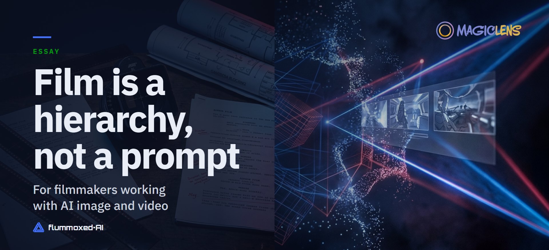 Film is a hierarchy, not a prompt: For filmmakers working with AI image and video