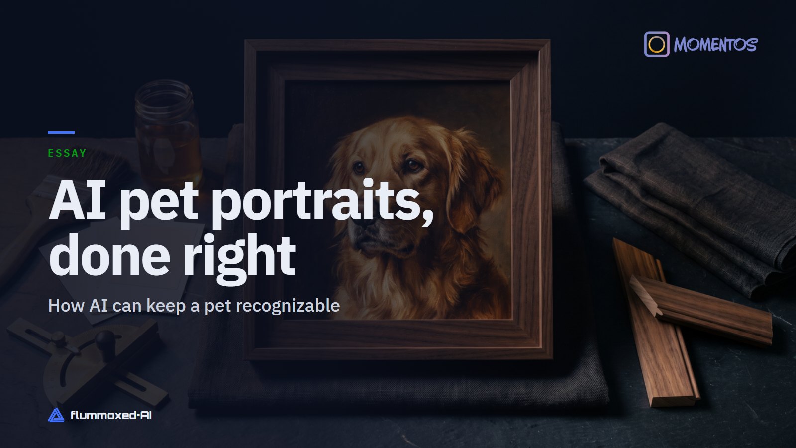 AI pet portraits, done right