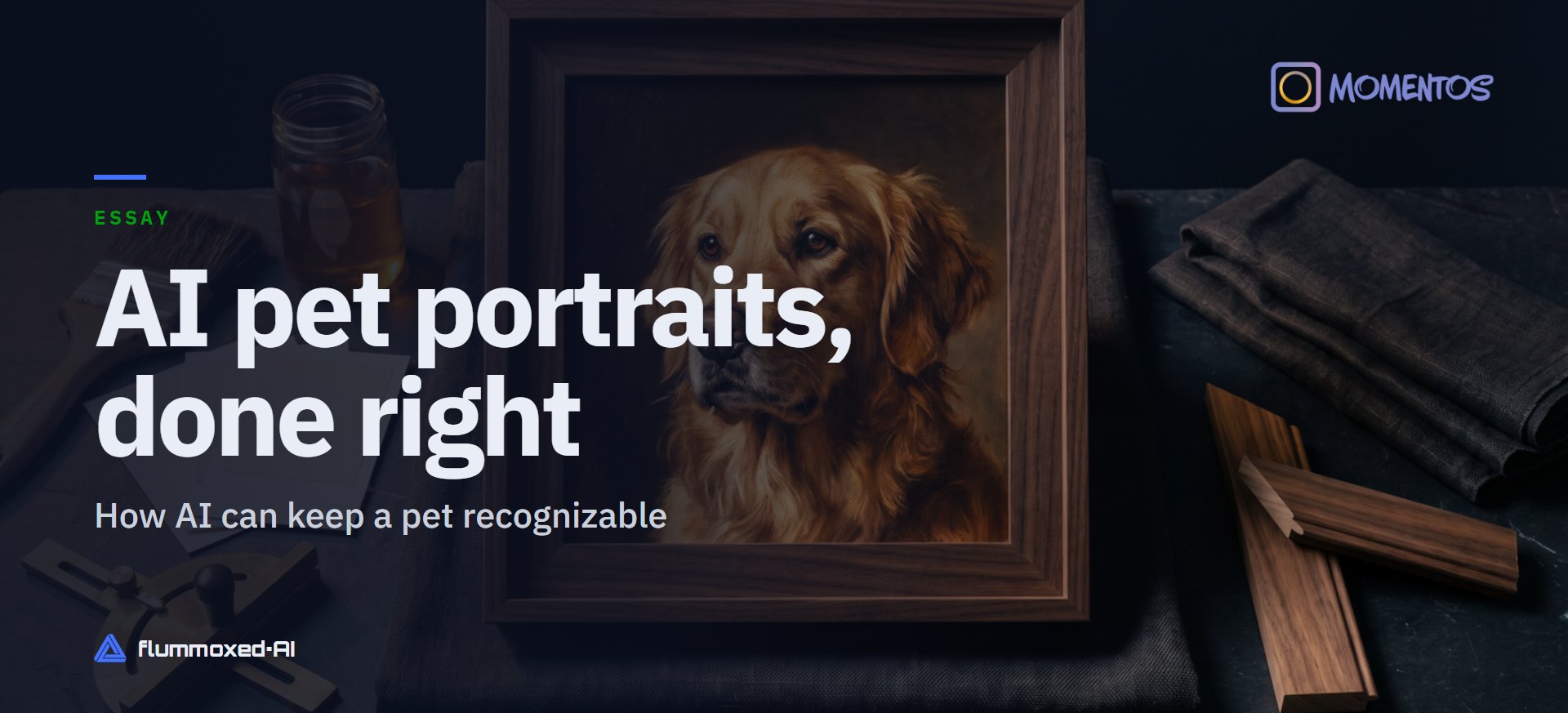 AI pet portraits, done right: How AI can keep a pet recognizable