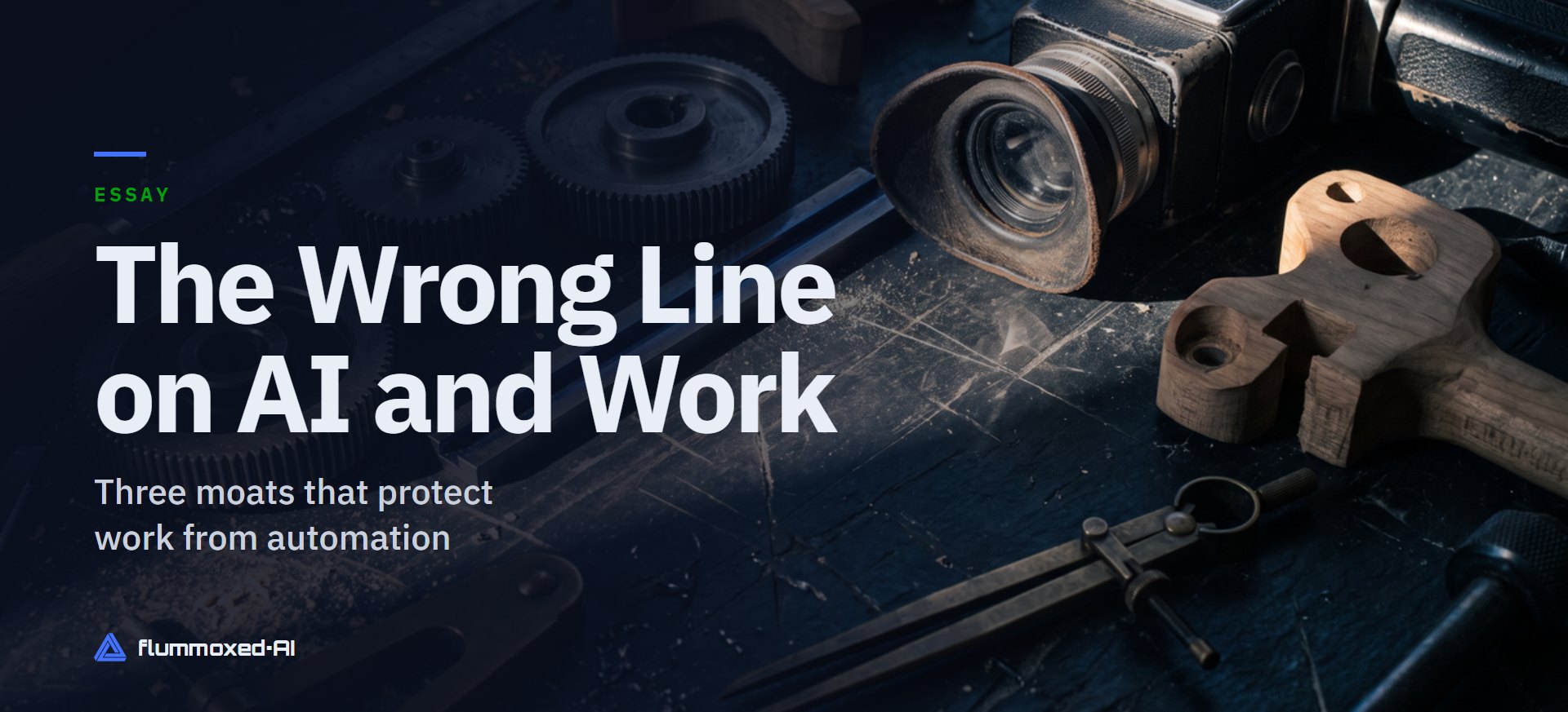 The Wrong Line on AI and Work: Three moats that protect work from automation